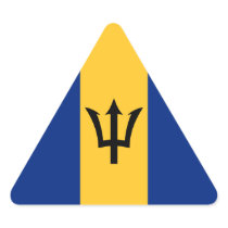 Barbados Flag Stickers