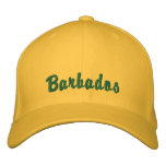 Barbados Hat Embroidered Hat