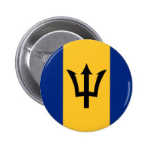 barbados pinback button