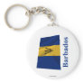 Barbados Waving Flag with Name