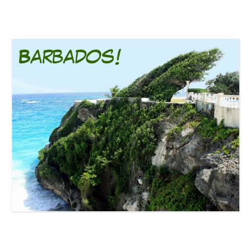 Barbados windy paradise postcards