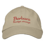 Barbara Name Cap / Hat Embroidered Baseball Cap