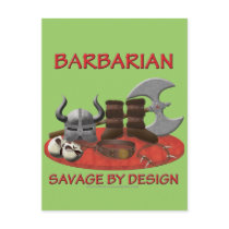 Barbarian: Savage by Design Post Cards