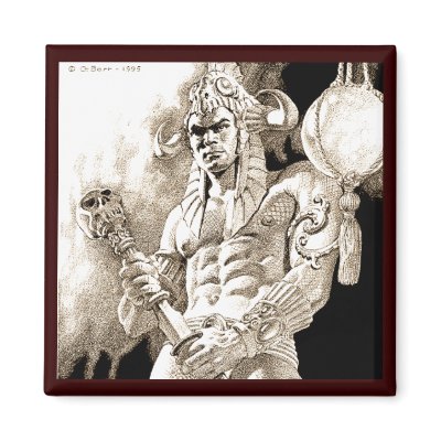 Barbarian Warrior Magnet by geo_barr