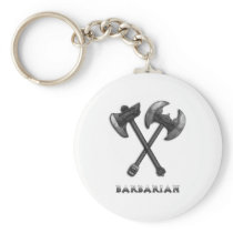 Barbarian Weapon of Choice Keychains