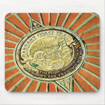 Barbary Coast Trail plaque mousepad