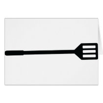 barbecue cutlery icon card