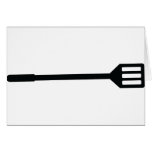 barbecue cutlery icon cards