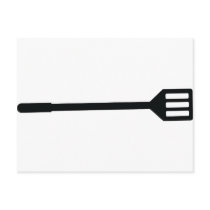 barbecue cutlery icon postcards