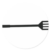 barbecue cutlery icon stickers