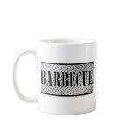 Barbecue Dimond Plated Design Coffee Mug