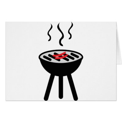 barbecue icon cards by TomaniacLines