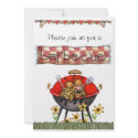 barbecue Invites invitations