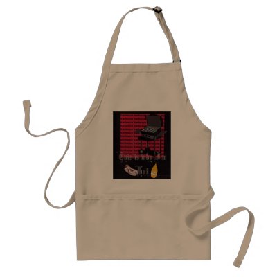 barbecue, This is why I'm Hot Apron by nathanrod