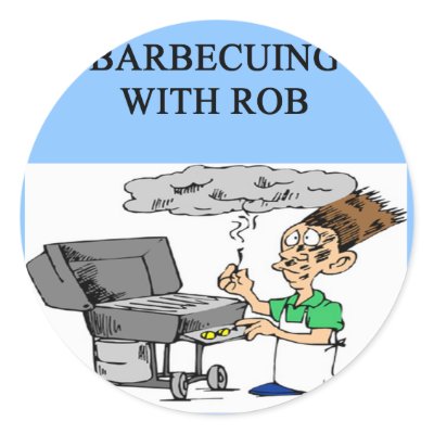 barbecueing with rob by jimbuf