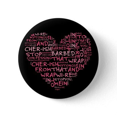 Barbed Heart Poem Pins by chris__tina