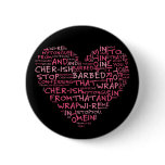 Barbed Heart Poem buttons