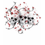 Barbed Skulls t-shirts