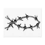 Barbed Wire Fish postcards