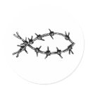 Barbed Wire Fish stickers