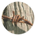 barbed wire label stickers