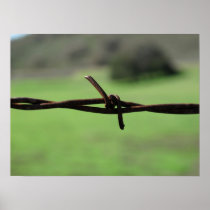 Barbed Wire Poster