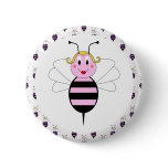 BarBee Bumble Bee Button