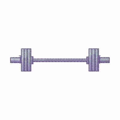 Barbell by ZazzleEmbroidery