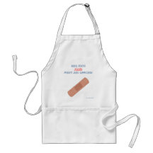 Barbeque king and first aid officer. BBQ humour fu Apron