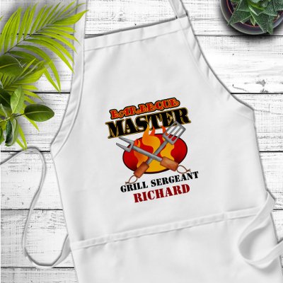 Barbeque Master Personalised BBQ Apron by reflections06