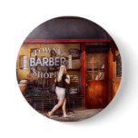 Barber - Barbershop - Time for a haircut Pinback Buttons