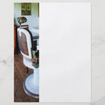 Barber Chair with Cash Register Custom Flyer