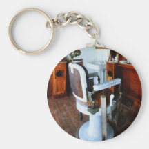 Barber Chair with Cash Register Keychains