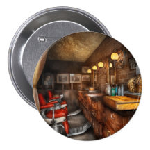 Barber - Closed on Sundays Pinback Buttons