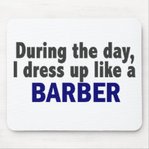 Barber During The Day Mouse Mat