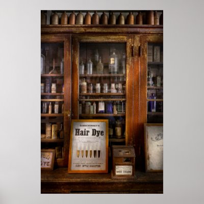 Barber - Hair Dye Poster by suburbanscenes