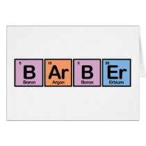 Barber made of Elements