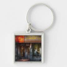 Barber - NY - West Village Barber Shop Key Chains