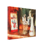 Barber - On a barbers counter  Gallery Wrap Canvas