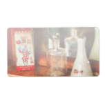 Barber - On a barbers counter Custom Shipping Label