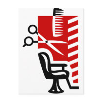Barber Post Card