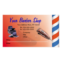 Barber Shop Business Cards