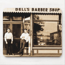 Barber Shop Mouse Pads