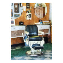 Barber Shop One Chair Announcements
