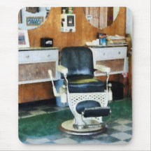 Barber Shop One Chair Mousepads