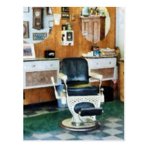 Barber Shop One Chair Postcards