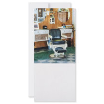 Barber Shop One Chair Custom Rack Card