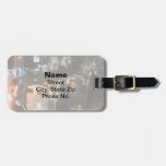 Barber Shop With Sun Streaming Through Window Luggage Tags