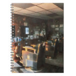 Barber Shop With Sun Streaming Through Window Notebooks