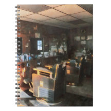 Barber Shop With Sun Streaming Through Window Notebooks
